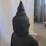 Beeld, Budha, Donkergrijs / Antraciet – foto 5 – kavel bij Onlineveilingmeester, Groningen