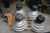 4x Lamp, Industrieel, Grijs / Chroom – foto 3 – kavel bij Onlineveilingmeester, Groningen
