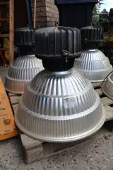 4x Lamp, Industrieel, Grijs / Chroom – foto 5 – kavel bij Onlineveilingmeester, Groningen