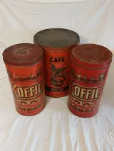 3 antieke winkelblikken voor koffie – foto 3 – kavel bij De Kringwinkel, Oudenaarde