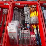 Ca. 105x Diverse boren met ca. 15x adapter o.a. Bahco, Bosch – kavel bij Onlineveilingmeester, Winsum