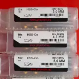 Ca. 50x Spiraalboor Phantom, 4,5 en 5 mm – foto 2 – kavel bij Onlineveilingmeester, Winsum