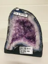 Amethist geode met Chalcedoon rand – kavel bij Onlineveilingmeester, Gramsbergen