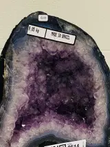 Amethist geode met Chalcedoon rand – foto 3 – kavel bij Onlineveilingmeester, Gramsbergen