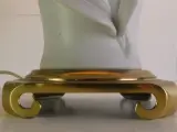 Franklin Mint "Calla Lily" Tafellamp (1986) – Nicholas Berbenczy met stoffen kap – foto 4 – kavel bij De Kringwinkel, Heverlee