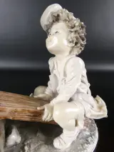 Giuseppe Armani Beeldje – "Children On Seesaw" – foto 3 – kavel bij De Kringwinkel, Heverlee
