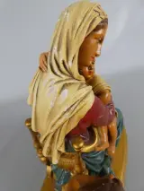 Beeld van moeder met kinderen, decoratief – foto 3 – kavel bij De Kringwinkel, Diest