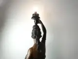 Imposante sculpturale vloerlamp in Art Nouveau-stijl – foto 7 – kavel bij De Kringwinkel, Heverlee