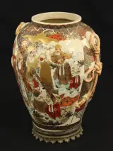 Japanse dekselvaas in Satsuma-stijl – foto 12 – kavel bij De Kringwinkel, Antwerpen
