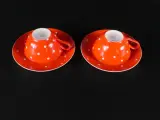 Vintage Kahla 'Polka Dot' porseleinen koffieset - 12-delig – foto 14 – kavel bij De Kringwinkel, Heverlee