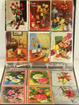 Verzameling vintage postkaarten in 4 albums en los – foto 6 – kavel bij De Kringwinkel, Antwerpen