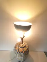 Vintage porseleinen tafellamp met monogrammerk Boch Frères Keramis – foto 2 – kavel bij De Kringwinkel, Heverlee