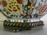 Vintage porseleinen tafellamp met monogrammerk Boch Frères Keramis – foto 7 – kavel bij De Kringwinkel, Heverlee