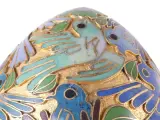 Chinese cloisonné-ei en handbel met decoratie – foto 4 – kavel bij De Kringwinkel, Heverlee