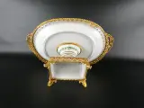 Vintage porseleinen tafelstuk - LIMOGES France – foto 5 – kavel bij De Kringwinkel, Heverlee