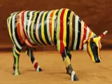 CowParade – Striped – Cary Smith – New York 2000 – Grote verzameleditie – foto 3 – kavel bij De Kringwinkel, Antwerpen