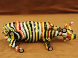CowParade – Striped – Cary Smith – New York 2000 – Grote verzameleditie – foto 9 – kavel bij De Kringwinkel, Antwerpen