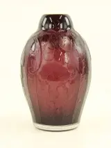 Charles Schneider / Le Verre Français – zuurgeëtste Art Deco vaas – foto 11 – kavel bij De Kringwinkel, Antwerpen