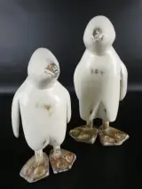 2 houten pinguïnbeeldjes – kavel bij De Kringwinkel, Heverlee