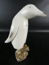 2 houten pinguïnbeeldjes – foto 3 – kavel bij De Kringwinkel, Heverlee