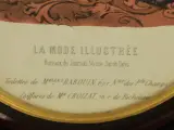 La Mode Illustrée ovaal ingelijste vintage modeprent – foto 5 – kavel bij De Kringwinkel, Antwerpen