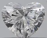 Diamant - 0.50 carat Hart vorm geslepen diamant met een GIA certificaat (gecertificeerd) – kavel bij Onlineveilingmeester