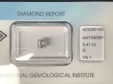 Diamant - 0.41 carat natuurlijke diamant (gecertificeerd) – foto 3 – kavel bij Onlineveilingmeester