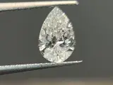 Diamant - 0.29 carat peer geslepen diamant (gecertificeerd) – kavel bij Onlineveilingmeester