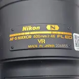 Camera lens, Nikkon, AF-S NIKKOR 600mm 1:4E FL ED VR – foto 3 – kavel bij Domeinen Roerende Zaken, Groningen