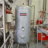 Compressoropstelling met buffertank Berko, Mattei ERC505, bouwjaar 1999 – kavel bij Onlineveilingmeester, Almere