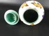Vintage dekselvaas met bloemenmotief – foto 5 – kavel bij De Kringwinkel, Heverlee