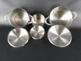 Alessi Mami Design pannenset – 3-delig – foto 4 – kavel bij De Kringwinkel, Heverlee