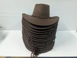 Ca. 18x Cowboy hoed vilt, bruin, 56 - 58 – kavel bij Onlineveilingmeester