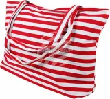Ca. 11x Zomertas gestreept, blauw / rood – foto 3 – kavel bij Onlineveilingmeester