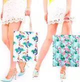 Ca. 55x Zomer strandtas, diverse kleuren, 33 x 37 cm – foto 2 – kavel bij Onlineveilingmeester