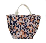 Ca. 40x Lunchtas bladeren motief, blauw / oranje / wit, 6,6 ltr – foto 2 – kavel bij Onlineveilingmeester