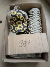 Ca. 39x Zomerbloem motief baseball cap met mesh, diverse kleuren, 54 - 60 cm – kavel bij Onlineveilingmeester