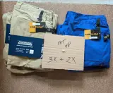 5x Werkbroek Roughnecks, beige en blauw, Maat 58 – kavel bij Onlineveilingmeester