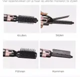 Ca. 10x Elektrische föhnborstel, zwart / goud – foto 3 – kavel bij Onlineveilingmeester