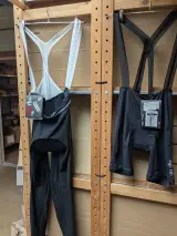 2x Fietsbroek met zeem RH+, zwart / wit, mt L – kavel bij Onlineveilingmeester
