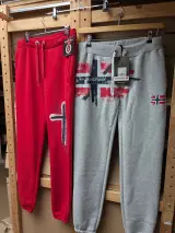2x Dames sportbroek, Geographical Norway, rood / grijs, mt L – kavel bij Onlineveilingmeester