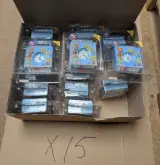 Ca. 15x Wekker voor kinderen op batterijen, Jacques Farel, licht blauw – kavel bij Onlineveilingmeester