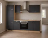Design keuken met apparatuur, Maxime, antraciet – foto 2 – kavel bij Onlineveilingmeester