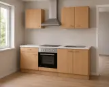 Design keuken met apparatuur, Rudy, eiken – foto 2 – kavel bij Onlineveilingmeester