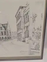 Twee gedetailleerde kunstdrukken van Gent - G. Rooms – foto 11 – kavel bij De Kringwinkel, Gent