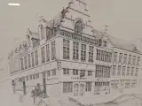 Twee gedetailleerde kunstdrukken van Gent - G. Rooms – foto 5 – kavel bij De Kringwinkel, Gent