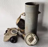 Belgisch gasmasker type L.702 – kavel bij De Kringwinkel, Lochristi