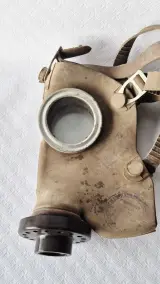 Belgisch gasmasker type L.702 – foto 5 – kavel bij De Kringwinkel, Lochristi