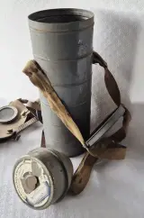 Belgisch gasmasker type L.702 – foto 9 – kavel bij De Kringwinkel, Lochristi