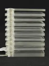 IKEA LED Tafellamp / Sfeerlamp – Transparant Acryl – foto 4 – kavel bij De Kringwinkel, Antwerpen